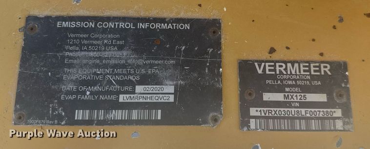 image for item EC3517 2018 Vermeer D20x22 Navigator S3 directional boring unit