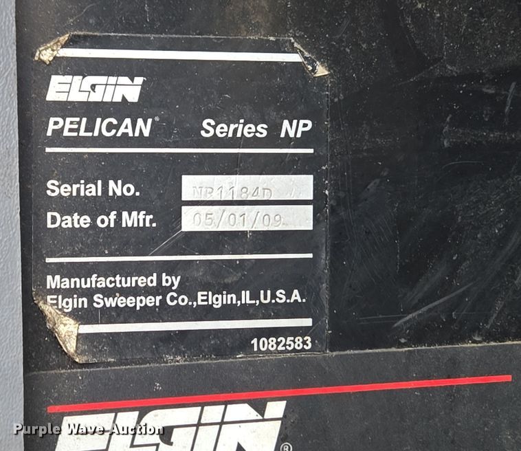 image for item EC4164 2009 Elgin Pelican Series NP street sweeper