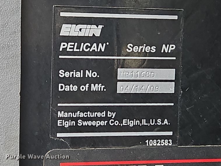 image for item EC4166 2009 Elgin Pelican Series NP street sweeper