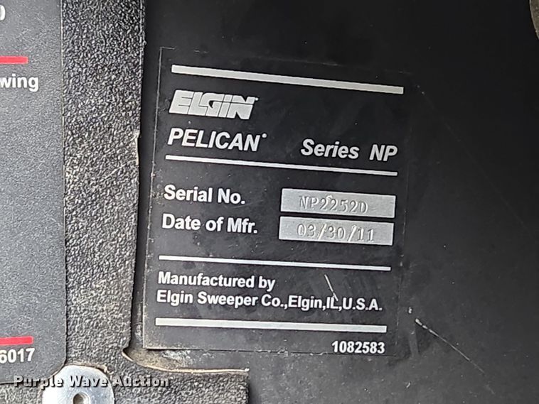 image for item EC4168 2011 Elgin Pelican Series NP street sweeper