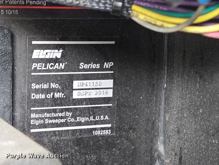 image for item EC4169 2017 Elgin Pelican Series NP street sweeper