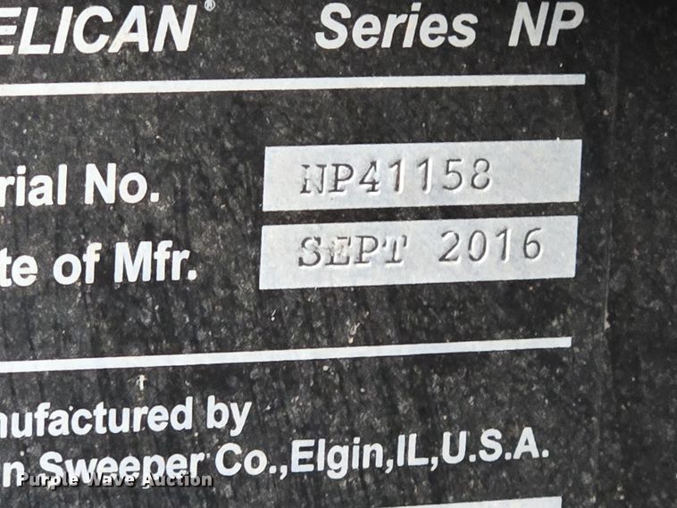 image for item EC4169 2017 Elgin Pelican Series NP street sweeper