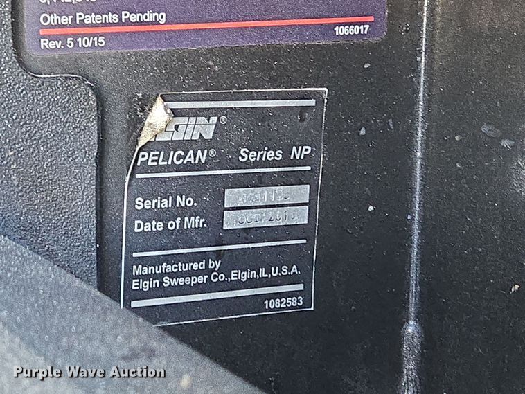 image for item EC4170 2017 Elgin Pelican Series NP street sweeper