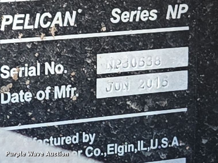 image for item EC4173 2015 Elgin Pelican Series NP street sweeper