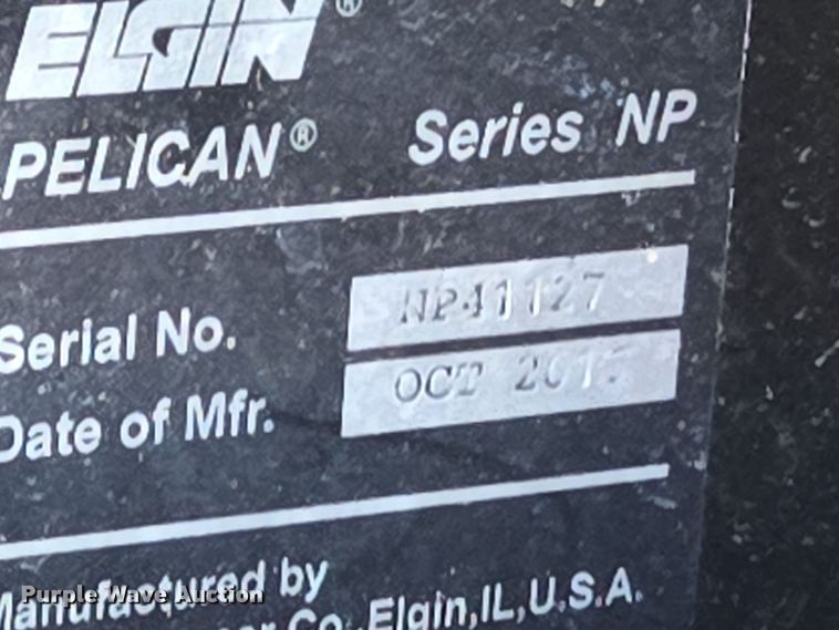 image for item EC4174 2017 Elgin Pelican Series NP street sweeper