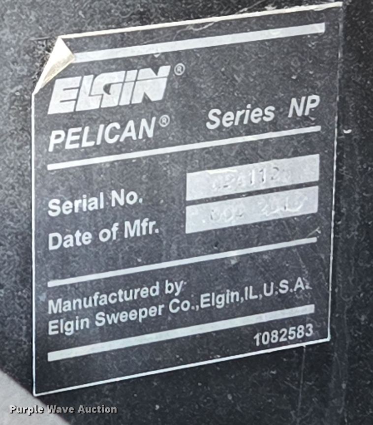 image for item EC4175 2017 Elgin Pelican Series NP street sweeper