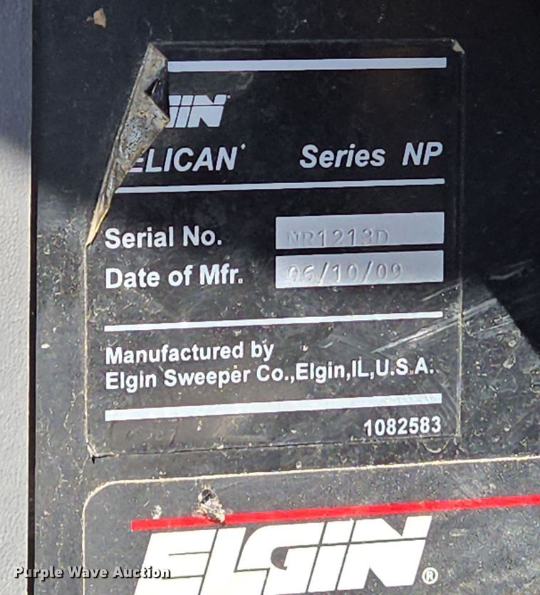 image for item EC4181 2009 Elgin Pelican Series NP street sweeper