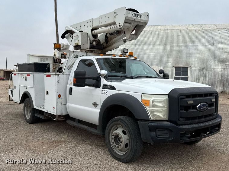 image for item ED5519 2016 Ford F550 Super Duty XL bucket truck
