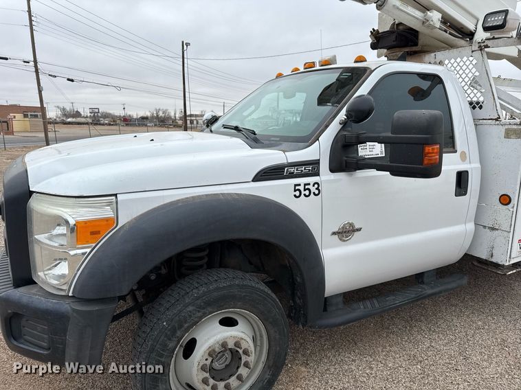 image for item ED5519 2016 Ford F550 Super Duty XL bucket truck