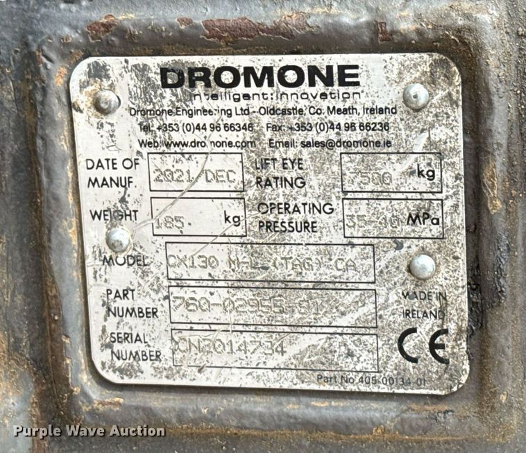 image for item ED5596 2022 Case CX145D SR excavator