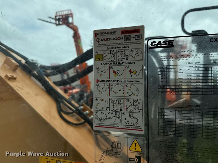 image for item ED5596 2022 Case CX145D SR excavator