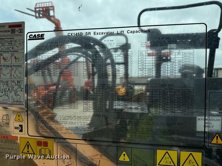 image for item ED5596 2022 Case CX145D SR excavator