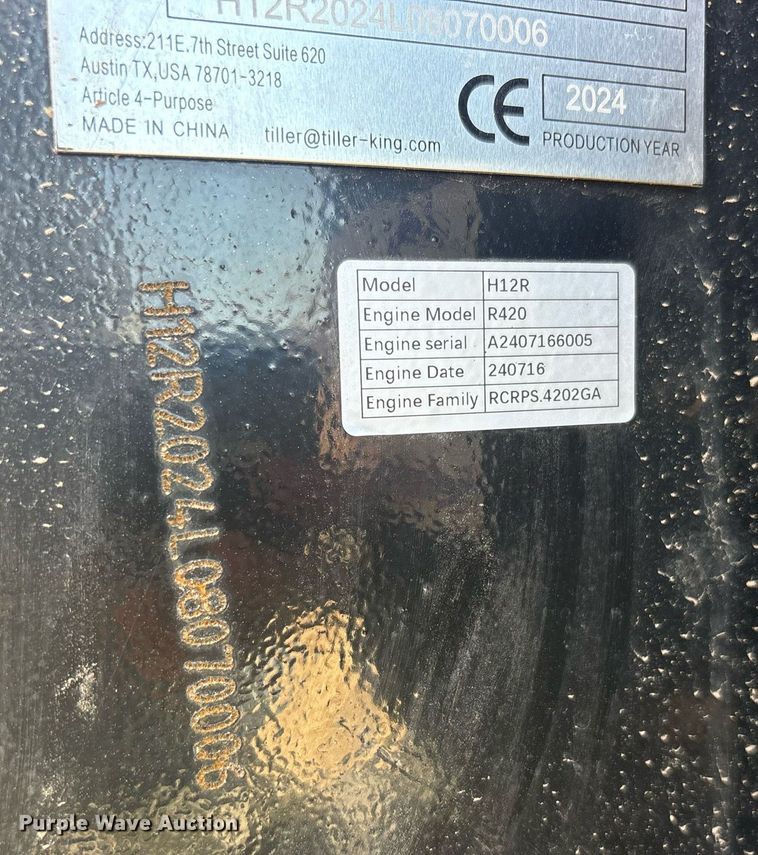 image for item EF3022 2024 AGT H12R mini excavator