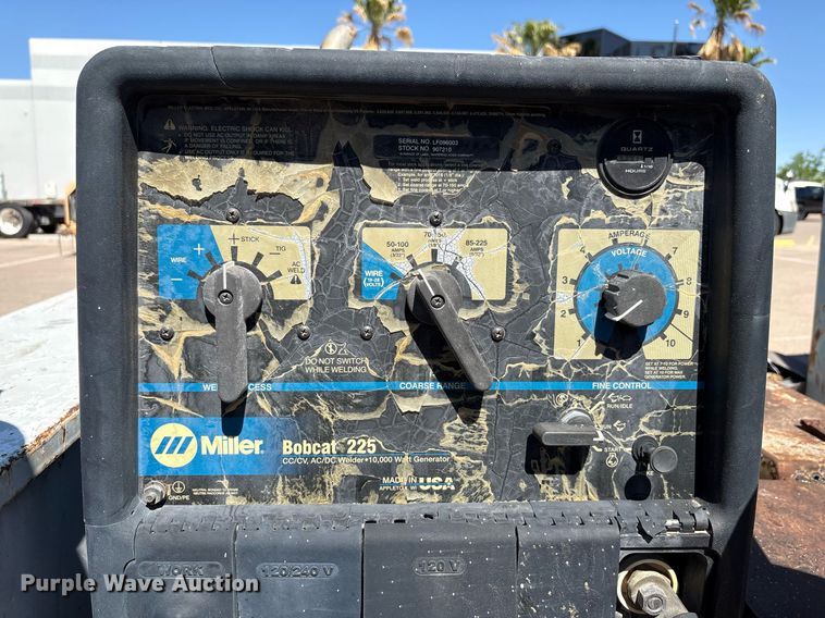 image for item EF3042 Miller Bobcat 225 welder/generator