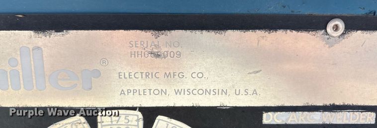 image for item EF3059 1977 Miller Big 40 welder/generator