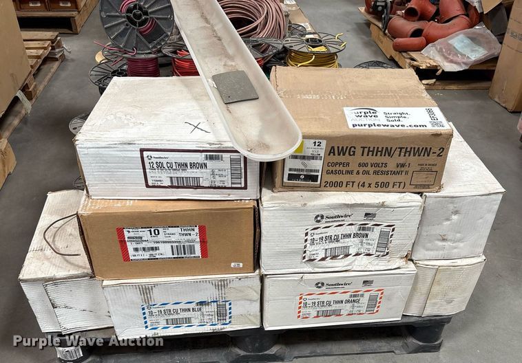 image for item EF3066 (8) pallets of electrical components