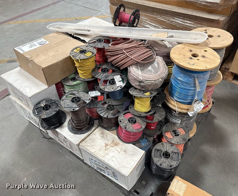 image for item EF3066 (8) pallets of electrical components