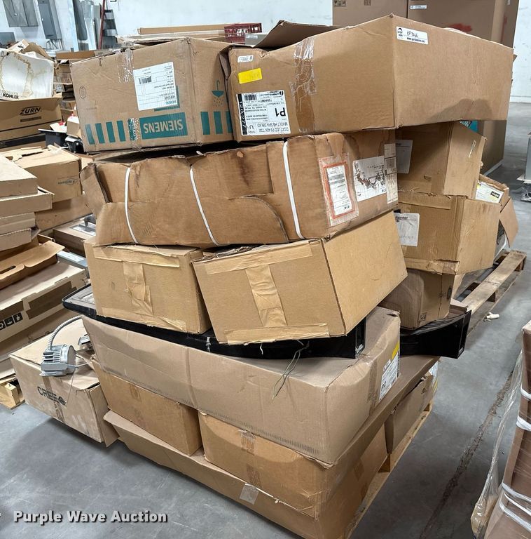 image for item EF3066 (8) pallets of electrical components