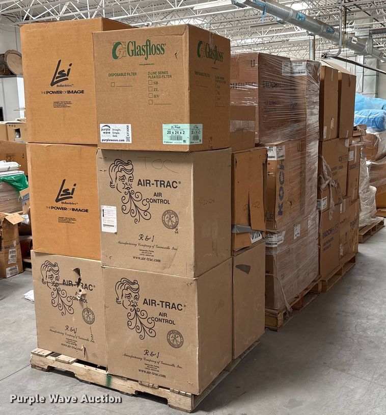 image for item EF3068 (12) pallets of building materials