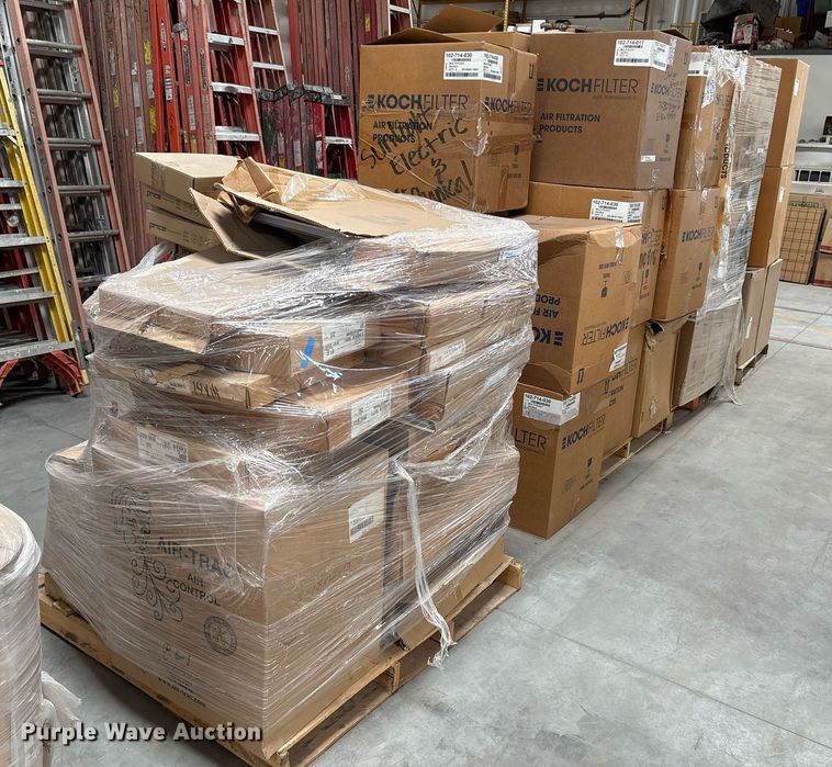 image for item EF3068 (12) pallets of building materials