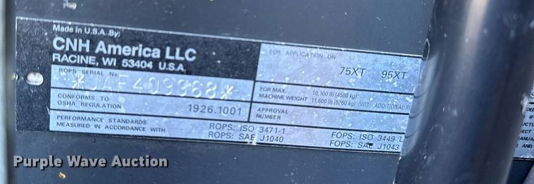 image for item EG5752 2004 Case 95XT skid steer loader