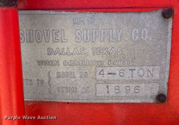 image for item EG6391 Shovel Supply 4-6 Ton double drum roller