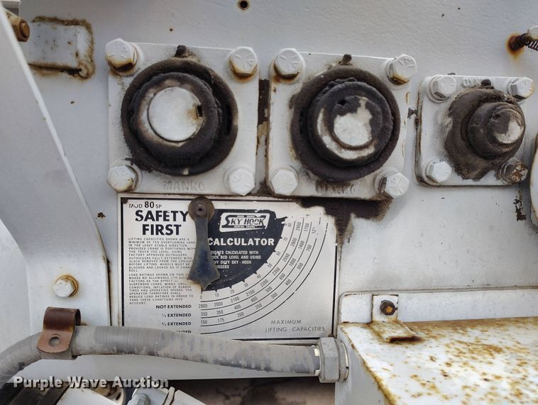 image for item EH0280 1983 GMC C6000 crane truck