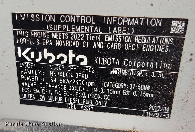 image for item EH0283 2023 Takeuchi TL10V-2 tracked skid steer loader