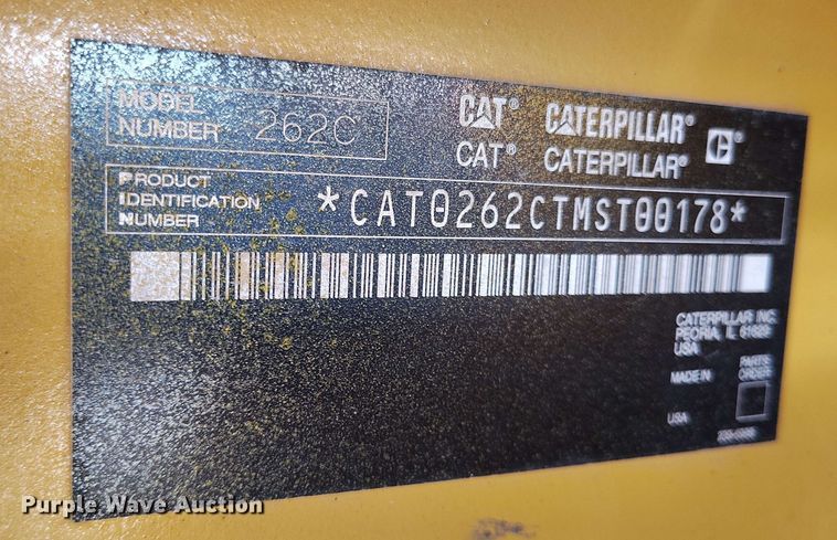 image for item EH0290 2007 Caterpillar 262C skid steer loader