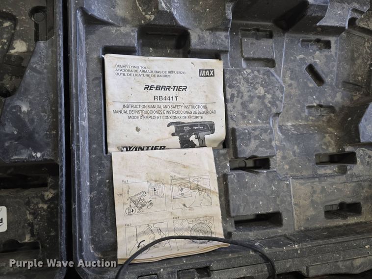 image for item EH8892 (2) RE-BAR-TIER Twintier RB441T rebar tying tool