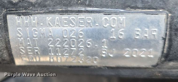 image for item EH8942 2021 Kaeser M17A Mobilair air compressor