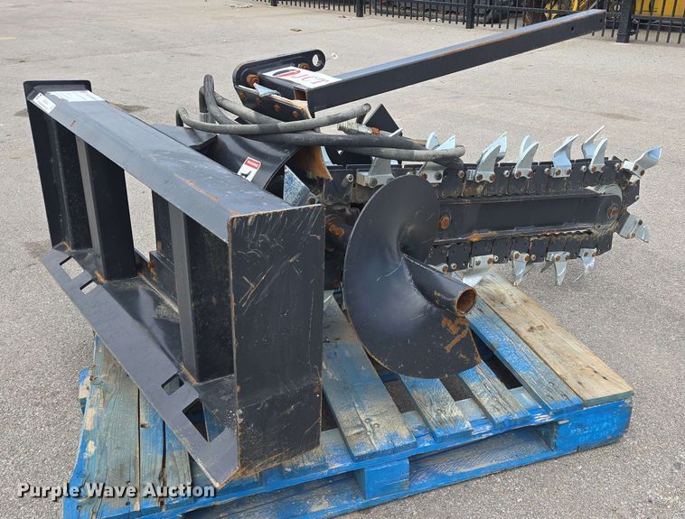image for item EH8949 JCT skid steer trencher