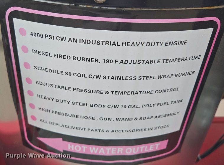 image for item EH8952 2024 SUIHE-N75 YS 4000 pressure washer