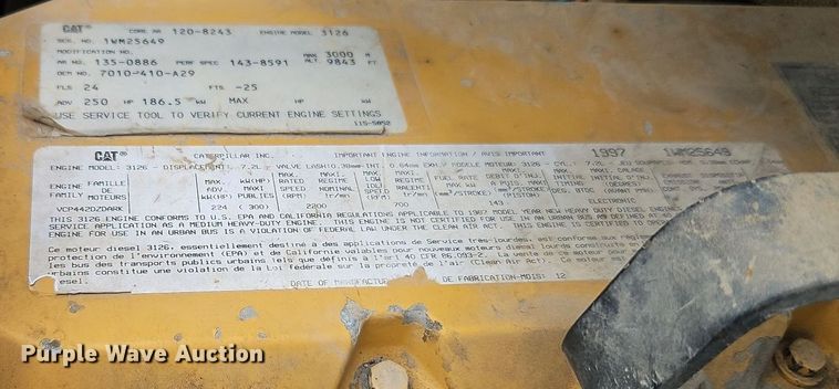 image for item EI8988 1998 Kenworth T300 utility / service truck