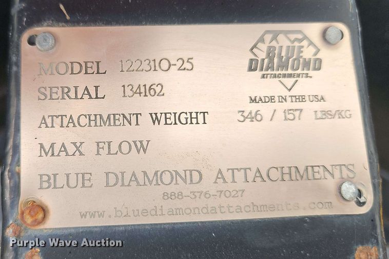 image for item EI8995 Blue Diamond 122310-25 compact utility loader snow pusher