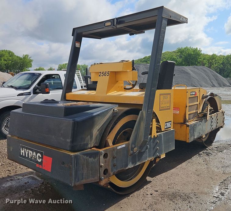 image for item EJ0012 Hypac C766C double drum vibratory roller