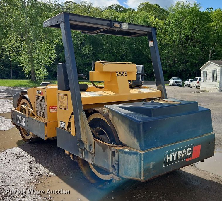 image for item EJ0012 Hypac C766C double drum vibratory roller