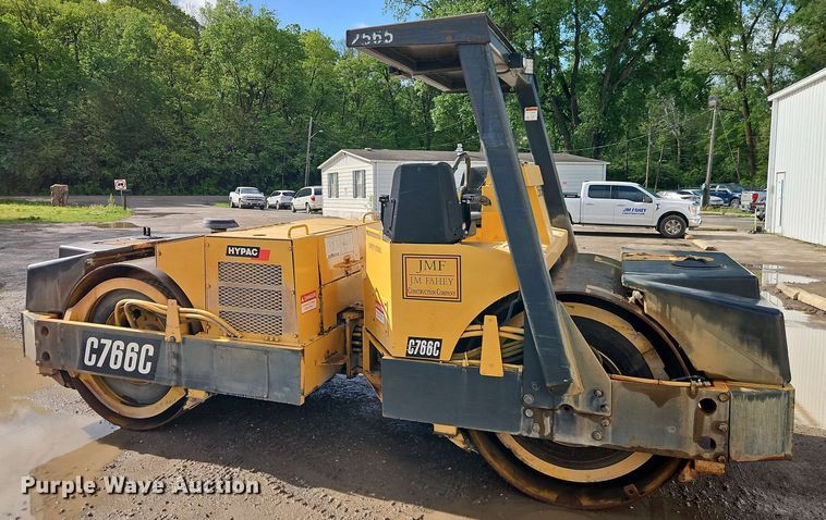 image for item EJ0012 Hypac C766C double drum vibratory roller