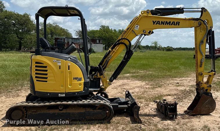 image for item EJ3663 2017 Yanmar ViO35-6A mini excavator