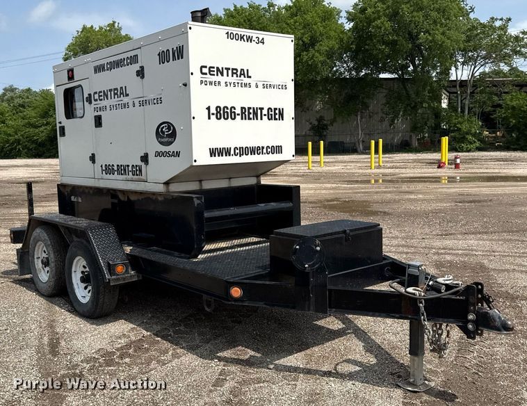 image for item EJ3665 2010 Doosan generator