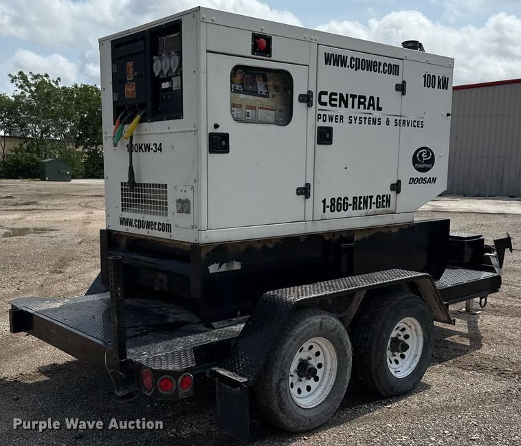 image for item EJ3665 2010 Doosan generator