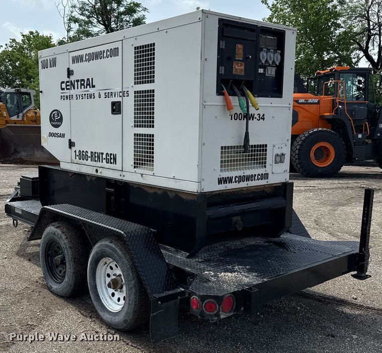 image for item EJ3665 2010 Doosan generator