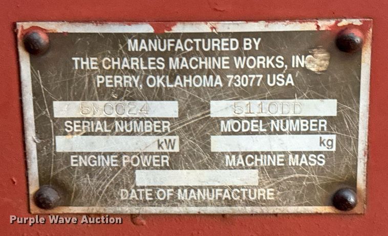 image for item EJ3671 1995 Ditch Witch 5110DD trencher