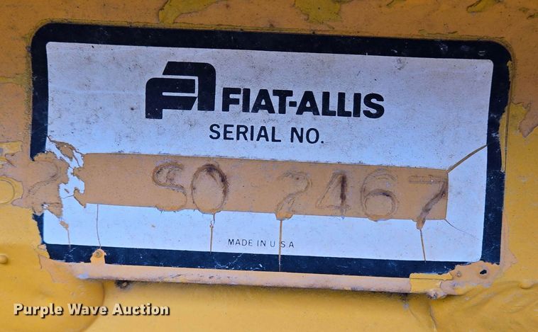 image for item EJ4790 1979 Fiat Allis 65-B rigid frame motor grader