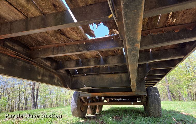 image for item EJ7506 1992 Shop built equipment trailer