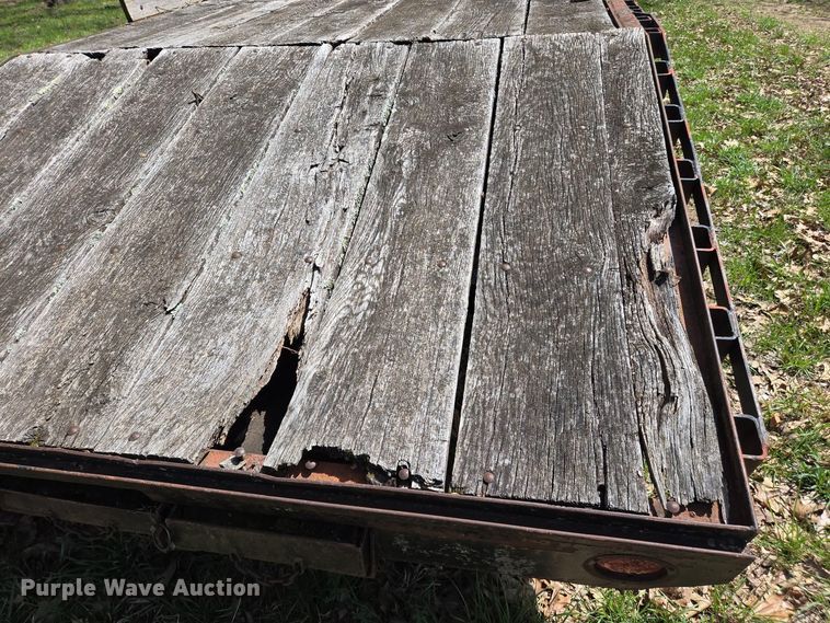 image for item EJ7506 1992 Shop built equipment trailer