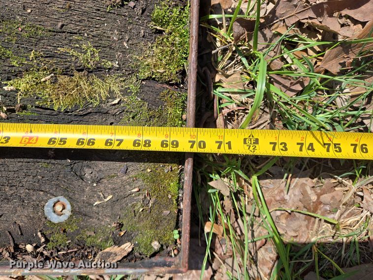 image for item EJ7506 1992 Shop built equipment trailer