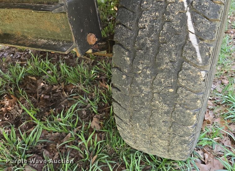 image for item EJ7506 1992 Shop built equipment trailer