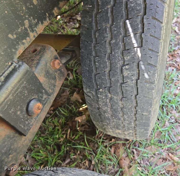 image for item EJ7506 1992 Shop built equipment trailer