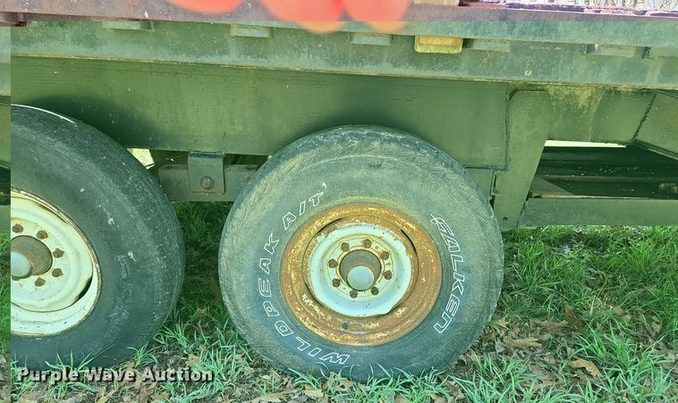 image for item EJ7506 1992 Shop built equipment trailer